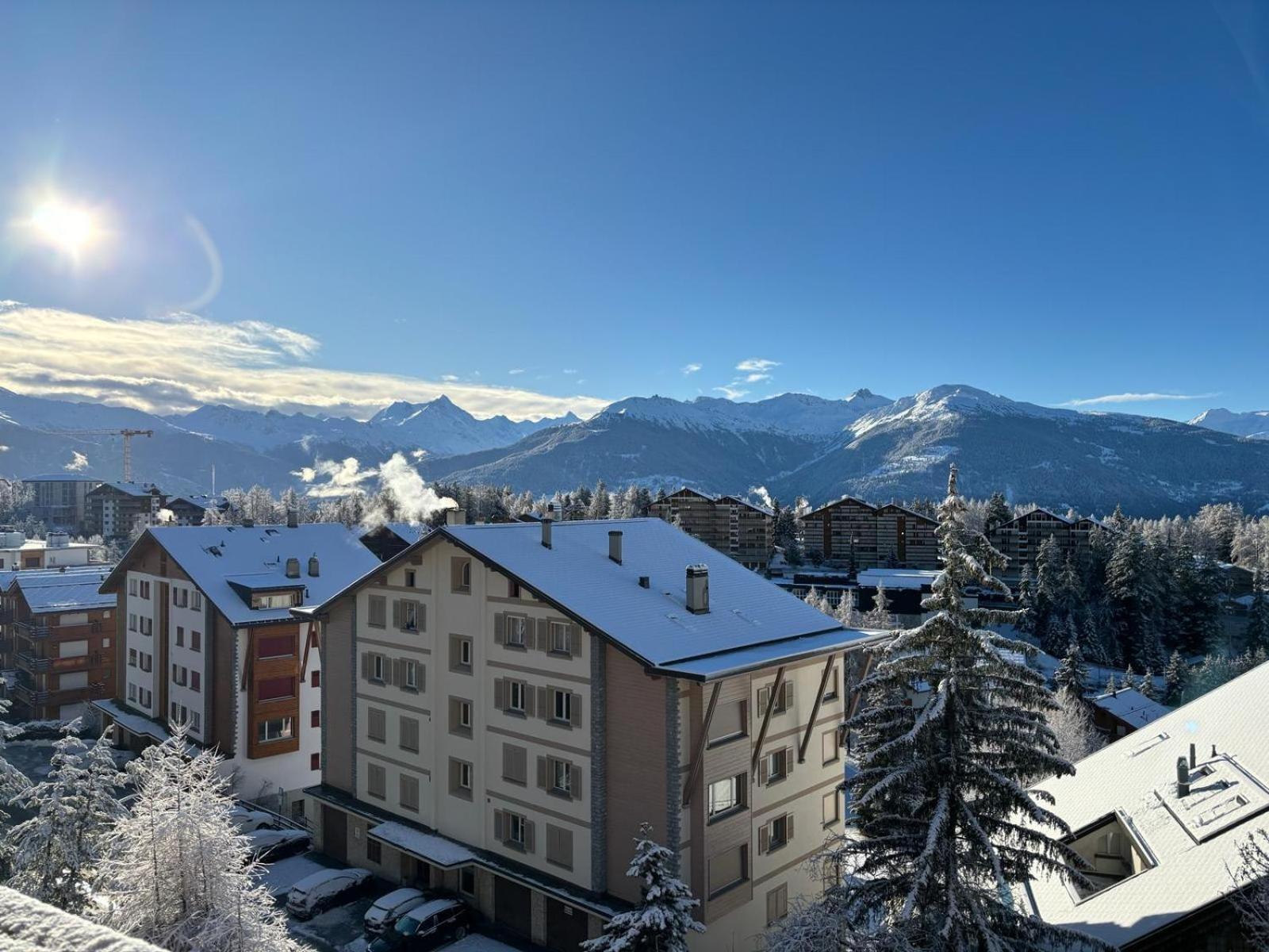 L'Eperon Center Crans Wonderful View Apartamento Exterior foto