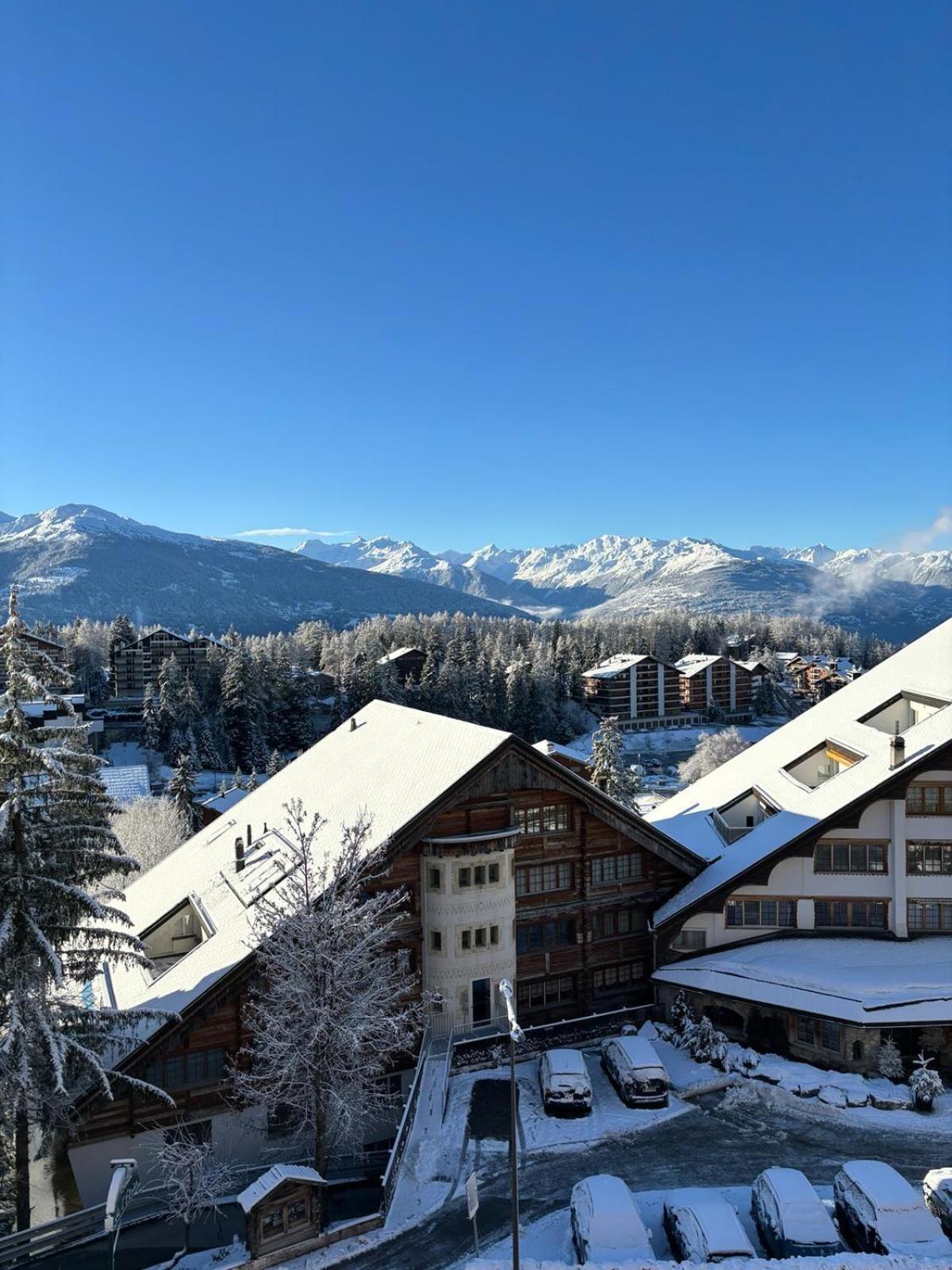L'Eperon Center Crans Wonderful View Apartamento Exterior foto