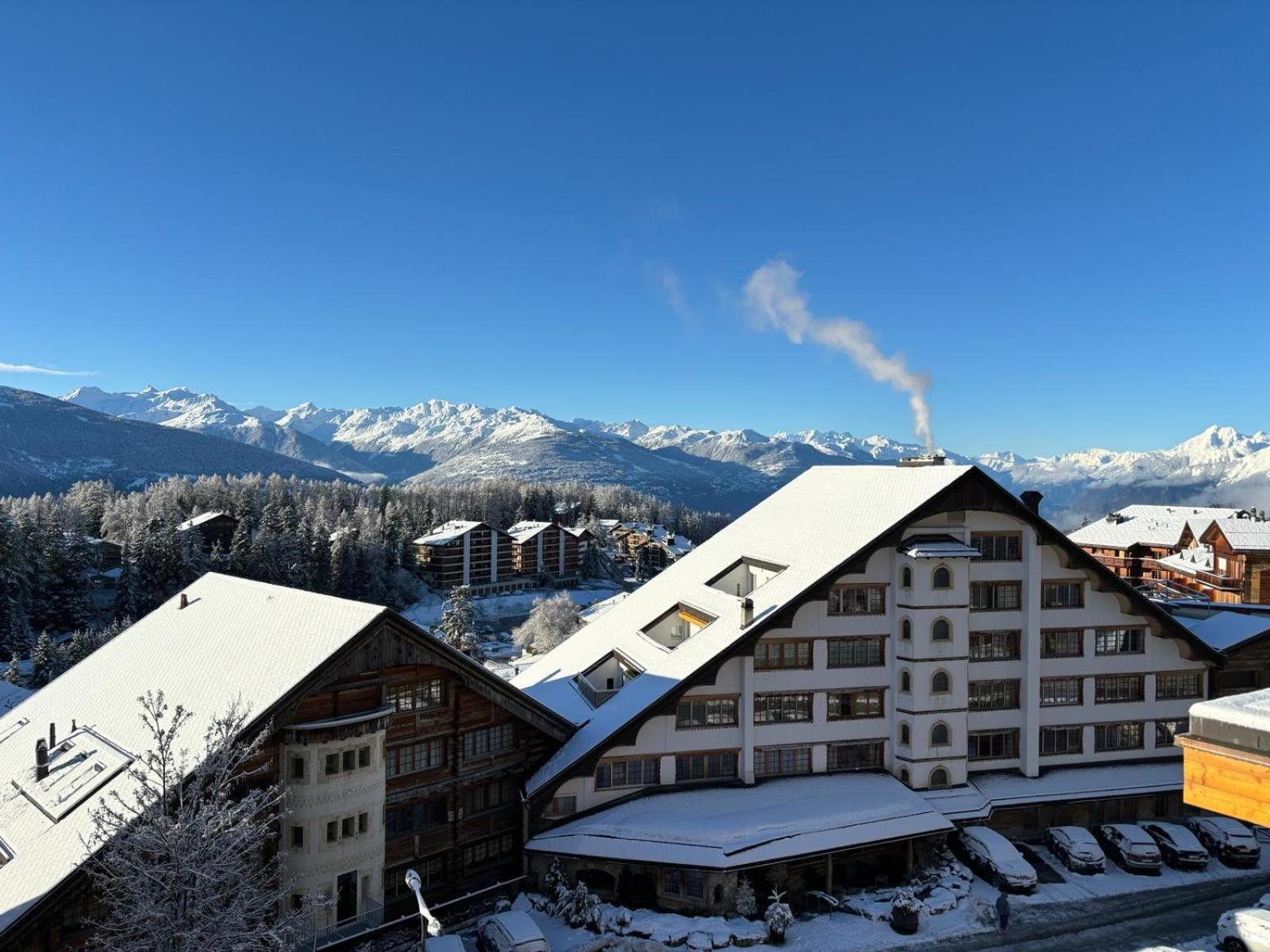 L'Eperon Center Crans Wonderful View Apartamento Exterior foto
