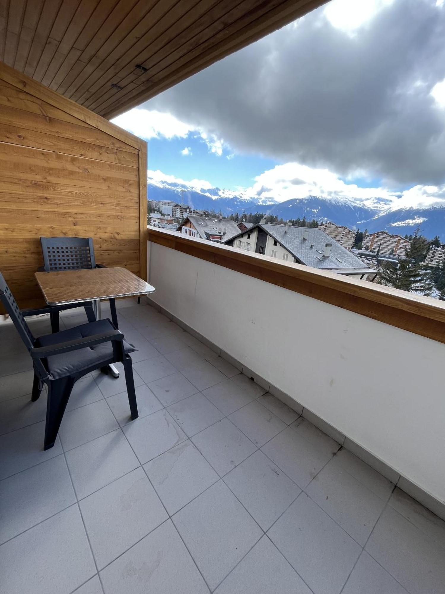 L'Eperon Center Crans Wonderful View Apartamento Exterior foto