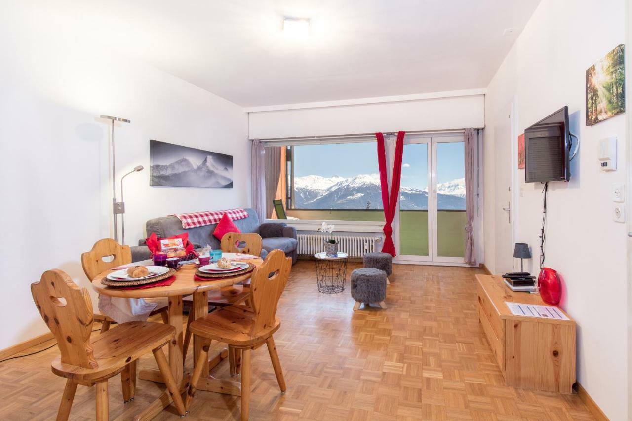 L'Eperon Center Crans Wonderful View Apartamento Exterior foto